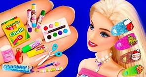 16 DIY BARBIE IDEAS and MINIATURE CRAFTS for Dolls