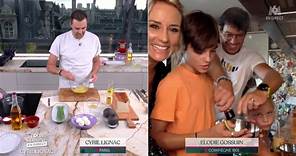 Tous en cuisine avec Cyril Lignac : Elodie Gossuin taquine son mari Bertrand Lacherie en direct sur M6