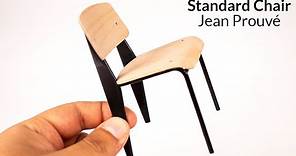 Miniature Chair / Standard Chair by Jean Prouvé / Scale 1:8