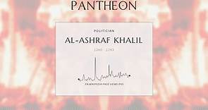 Al-Ashraf Khalil Biography - Sultan of Egypt and Syria (r. 1290–1293)