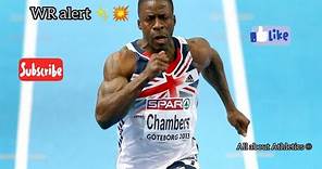 45 years old Dwain chambers runs 6. 81s (WR) over 60m in world masters meet