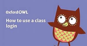 Oxford Owl Student: using a class login
