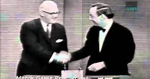 What's My Line (1965) (Johnny Olson Hilarious Mystery Guest Segment)