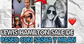 Lewis Hamilton fue visto saliendo de paseo junto a los hijos de Shakira