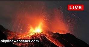 Live Webcam from Volcano Stromboli - Sicily | Live Cameras from the world