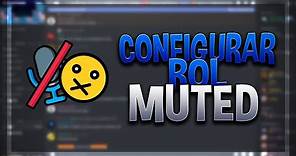 Cómo CONFIGURAR Rol MUTEADO en DISCORD | MiniTutorial