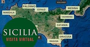 Sicilia - Visita virtual desde el aire