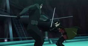 Nightwing vs. Robin in the Batcave