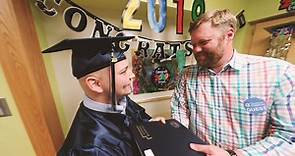 WATCH: Fairmont senior awarded first diploma for graduating despite cancer battle