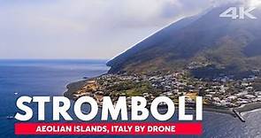 STROMBOLI Island, Volcano, Italia | Strombolicchio 4k movie