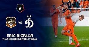 Eric Bicfalvi's incredible volley goal against FC Dynamo | RPL 2018/19