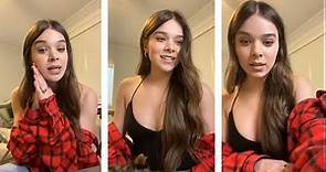 hailee Steinfeld Instagram live (April 2020)