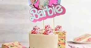 👱🏻‍♀️ Barbie Cake topper 🎂 :: Cricut :: Chuladas Creativas