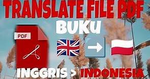 cara menerjemahkan file pdf buku inggris ke indo indonesia #6#