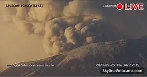 【LIVE】 Live Cam Volcano Popocatépetl | SkylineWebcams