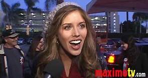 KAYLA EWELL Interview at The 2009 Hollywood Christmas Parade