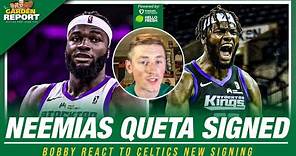 Celtics Sign Former Kings Center Neemias Queta to a Contract