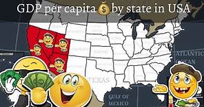 GDP per capita by state in USA