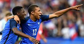 Partido amistoso: Resumen y goles del Francia 3-2 Inglaterra