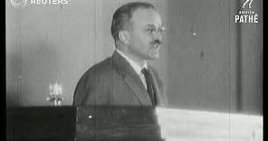 Vyacheslav Mikhailovich Molotov speaks in Russia (1939)