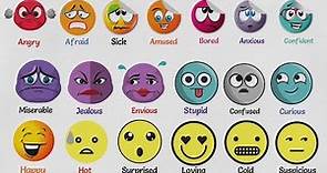 List of Emotions and Feelings | Feeling Words and Emotion Vocabulary Words