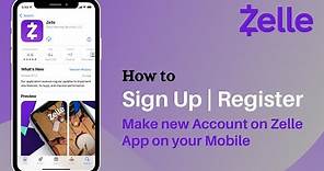 How To Register And Set Up Zelle App | Sign Up - Zelle App