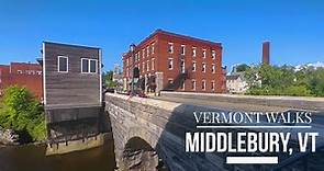 Vermont Walks - Middlebury, VT - A very sunny summer walk around Middlebury ・ 4K