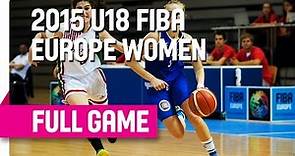 Portugal v Italy - Group E - Full Game - 2015 U18 European Championship Women