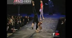 "BETSEY JOHNSON" her typical cartwheel at the New York Fashion Week Spring Summer 1996