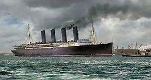 RMS Lusitania in Colour