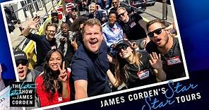 'Avengers: Infinity War' Cast Tours Los Angeles w/ James Corden