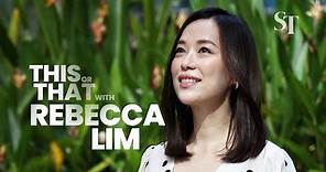Rebecca Lim plays This or That