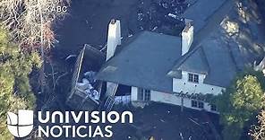 Una visión aérea de cómo quedó Montecito, California, tras los deslaves que afectaron del martes.