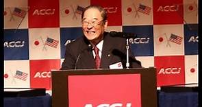ACCJ 2013 Person of the Year Award Luncheon for Fujio Cho, Honorary Chairman of Toyota