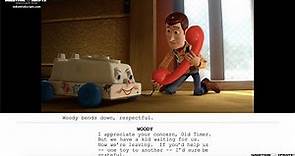 Classic Movie Scenes: Toy Story 3 (2010) // Woody Gets Back Into Sunnyside // Script-to-Screen