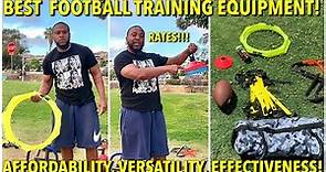 BEST EQUIPMENT FOR FOOTBALL TRAINING. RATINGS, VERSATILITY, AFFORDABILITY, EFFECTIVENESS!