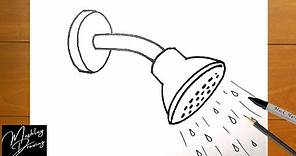 How to Draw a Shower Easy