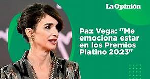 Paz Vega: "Es muy emocionante estar en los Premios Platino 2023" | La Opinión