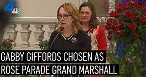 Watch: Gabby Giffords Named Rose Parade Grand Marshal | NBCLA