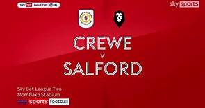 Crewe 4-3 Salford: Dan Agyei scores winner as Alexandra stun promotion-chasing Ammies