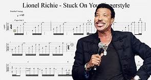 Lionel Richie - Stuck On You Fingerstyle Tabs | Guitar Pro 8