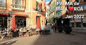 🇪🇸 Palma de Mallorca 2022 📸 Walking tour from San Miguel to Jaime II, Paseo del Borne and Cathedral