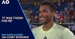 Felix Auger-Aliassime On-Court Interview | Australian Open 2024 First Round