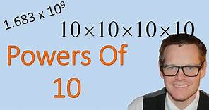 Powers of 10 (Simplifying Math)