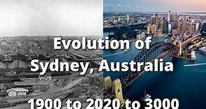 Evolution of Sydney (1900 to 3000)