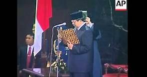Swearing in of President Susilo Bambang Yudhoyono