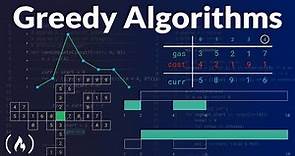 Greedy Algorithms Tutorial – Solve Coding Challenges
