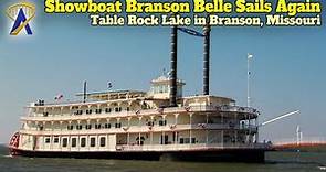 Showboat Branson Belle sails again on Table Rock Lake in Branson, Missouri