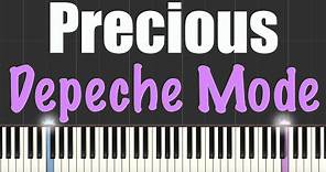 Precious - Depeche Mode - Piano Tutorial
