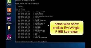 how to get wifi password by using command prompt || how to get wifi password using cmd